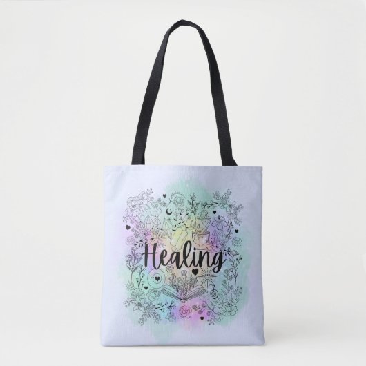 Hexenheilkunde-Touch: verzaubertes Design Tasche (Vorderseite)