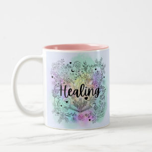 Hexenheilkunde-Touch: verzaubertes Design Zweifarbige Tasse