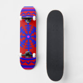 Hexenhelm des Schreckens Skateboard (Vorderseite)