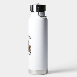 Hexenhemd der Versicherung Lustiger Halloween-Agen Trinkflasche