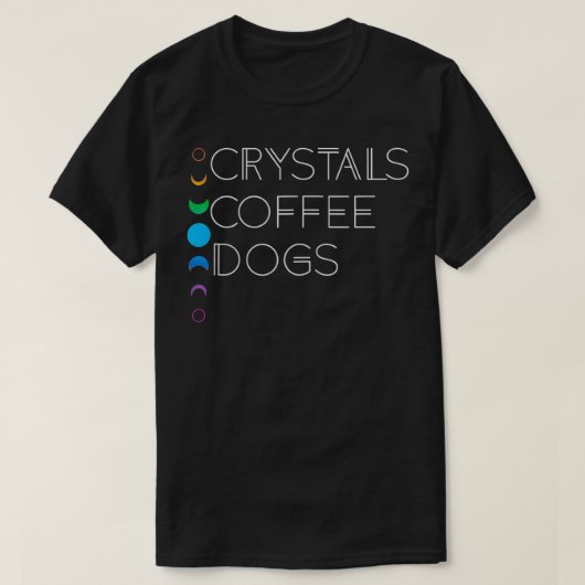 Hexenhunde Bohemische Mondkristalle Kaffeehunde Wi T-Shirt (Design vorne)