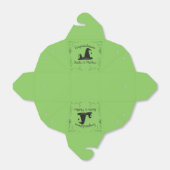 Hexenhut Baby Shower Halloween Geschenkschachtel (Ungefaltet)