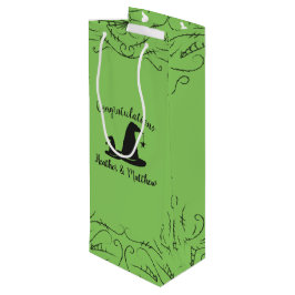 Hexenhut Baby Shower Halloween Geschenktüte Für Weinflaschen