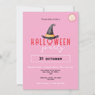Hexenhut Geschäft Halloween-Party Büro-Veranstaltu Einladung