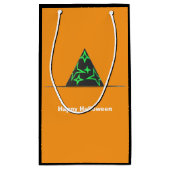 Hexenhut Halloween-Geschenktasche Kleine Geschenktüte (Rückseite)