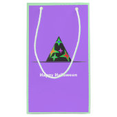 Hexenhut Halloween-Geschenktasche Kleine Geschenktüte (Rückseite)