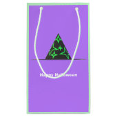 Hexenhut Halloween-Geschenktasche Kleine Geschenktüte (Rückseite)