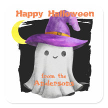 Hexenhut Happy Ghost Kids Halloween