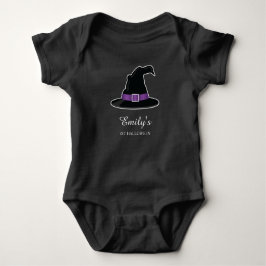 Hexenhut Kindermädchen mit Individuelle Name Baby Strampler