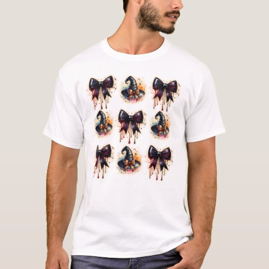 Hexenhut Kokette-Bug-Fall Ernte T-Shirt (Vorderseite)