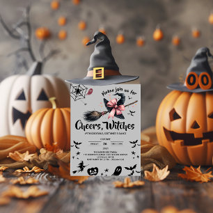 Hexenhut-Kostüm Erwachsene Halloween-Party Einladung