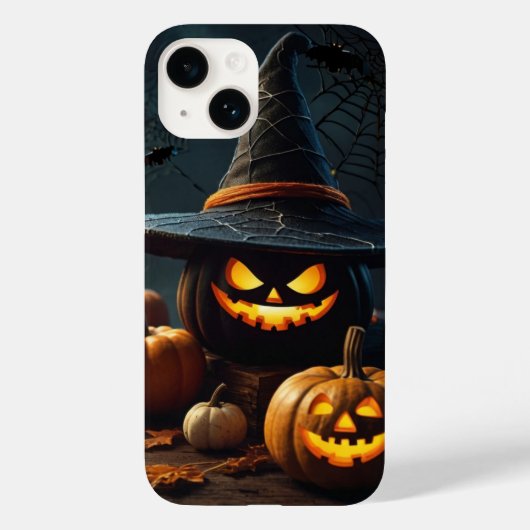 Hexenhut mit Pumpkin Case-Mate iPhone Hülle (Rückseite)