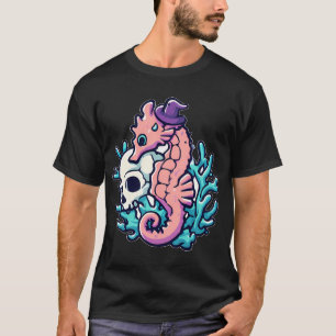 Hexenhut-Seepferdchen T-Shirt