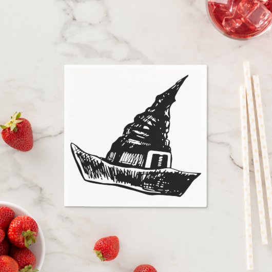 Hexenhut Serviette (Beispiel)