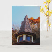 "Hexenhut Turret Room" Hallowe’en card Karte (Gelbe Blume)
