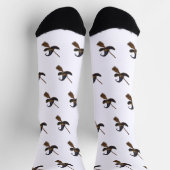 Hexenhut und Besenstiel Socken (Oben)