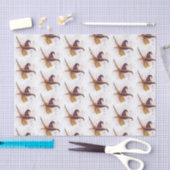 Hexenhut und Broom Seidenpapier (Handwerk)