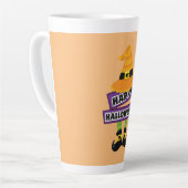 Hexenhut und Feet Halloween Milchtasse (Linke Ecke)