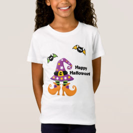 Hexenhut und Feet Halloween T-Shirt