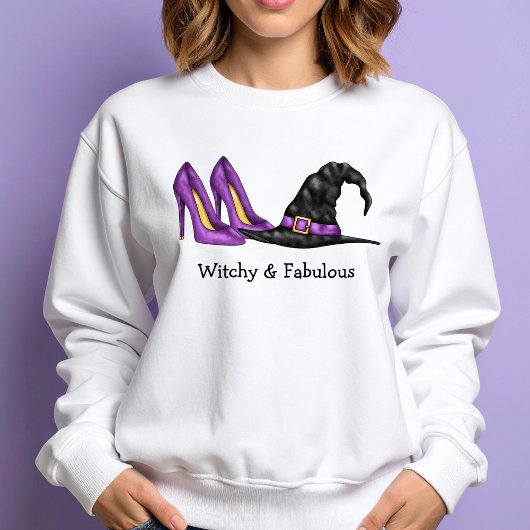 Hexenhut und Heels Niedlich Hexenhut Sweatshirt