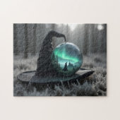 Hexenhut und Kristallkugel Puzzle (Horizontal)