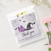 Hexenhut und Schuhe Lila Halloween Danke Geschenktütchen (Versiegelt)