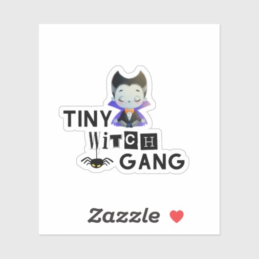 Hexenhüte transparent aufkleber (Blatt)