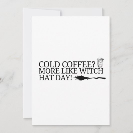 Hexenhüte transparent einladung (Vorderseite)