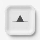 Hexenhutpapier-Teller Pappteller (Vorderseite)