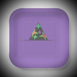 Hexenhutpapier-Teller Pappteller