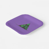 Hexenhutpapier-Teller Pappteller (Gewinkelt)