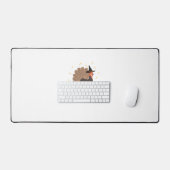 Hexenhutte mit Hut und funkelnden Sternen illuster Schreibtischunterlage (Tastatur & Maus)