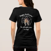 Hexenhy Halloween Vibes - Schwarzer T - Shirt 🎃 � (Rückseite)