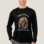 Hexenhy Halloween Vibes - Schwarzer T - Shirt 🎃 � (Vorderseite)