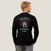 Hexenhy Halloween Vibes - Schwarzer T - Shirt 🎃 � (Voller Rücken)