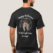 Hexenhy Halloween Vibes - Schwarzer T - Shirt 🎃 � (Rückseite)
