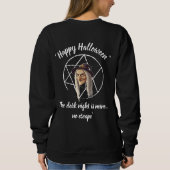 Hexenhy Halloween Vibes - Schwarzer T - Shirt 🎃 � (Rückseite)