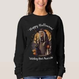 Hexenhy Halloween Vibes - Schwarzer T - Shirt 🎃 �