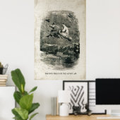 Hexenimmel auf Brooms Poster (Heimbüro)