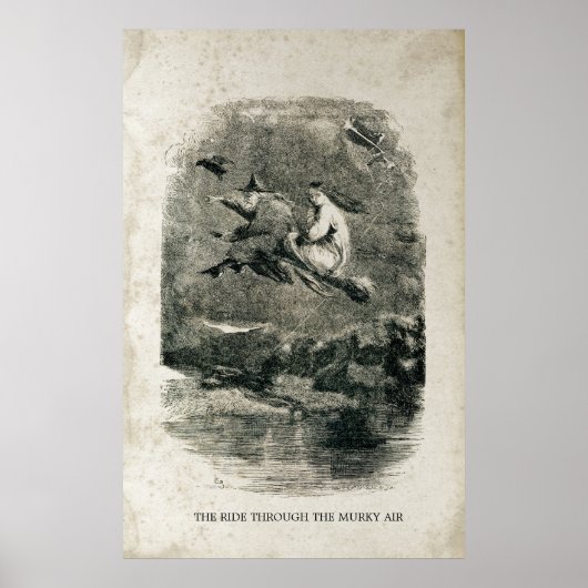 Hexenimmel auf Brooms Poster (Vorne)
