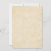 Hexenjunge Mädchen Halloween Geburtstagsparty Einladung (Rückseite)