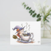 Hexenkaffee Break 2 Postkarte (Stehend Vorderseite)