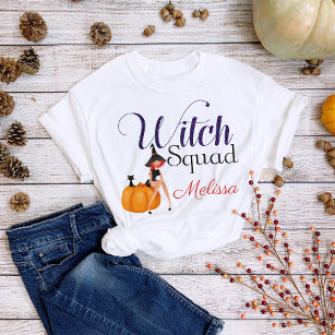 Hexenkammerlustige Girls Halloween-Glitzer T-Shirt