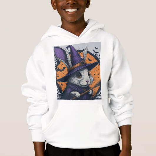 Hexenkaninchen Hoodie (Vorderseite)