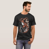Hexenkariertes Halloween T-Shirt (Vorne ganz)