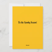 Hexenkarte Halloween Feiertagskarte (Rückseite)