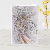 Hexenkarte Karte (Gelbe Blume)