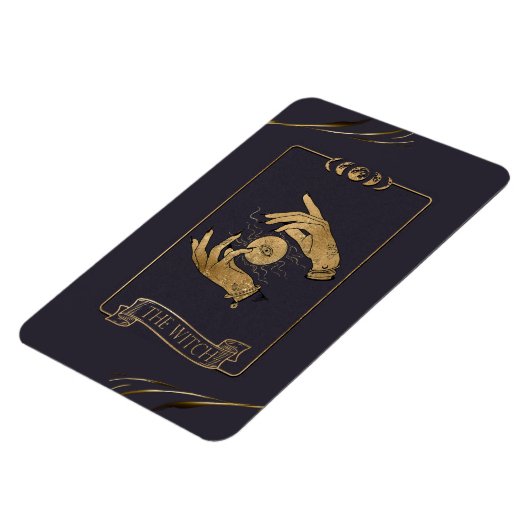 Hexenkarte Tarot Magnet (Linke Seite)