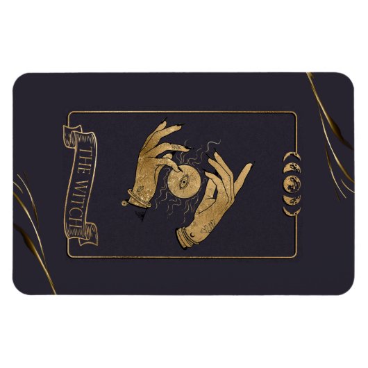 Hexenkarte Tarot Magnet (Horizontal)