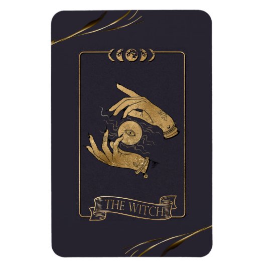 Hexenkarte Tarot Magnet (Vertikal)